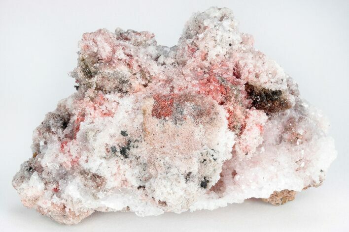 Vibrant-Red Cinnabar with Calcite - Cocineras Mine #212751